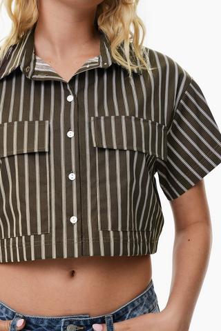 Stripe Poplin Shirt