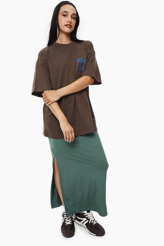Skin Tight Midi Skirt