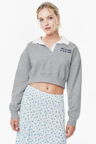 Cropped Sweat Top