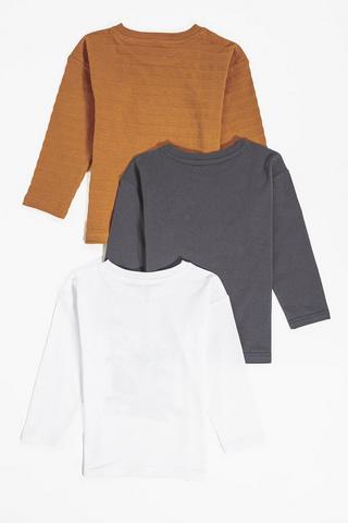 3 Pack Long Sleeve T-Shirts
