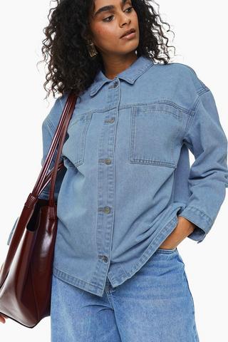 Denim Shacket