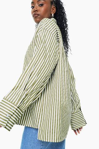 Stripe Slouchy Shirt