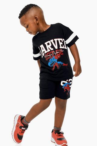 Spiderman T-Shirt And Shorts Set