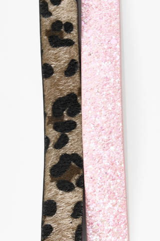 2 Pack Glitter Belts