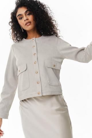 Suede Shacket