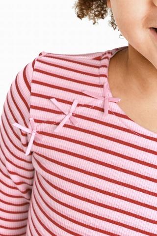Stripe Long Sleeve Top
