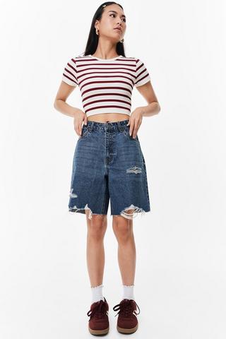 Bermuda Denim Shorts