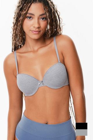 2 Pack Balconette Bra