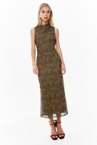 Leopard Print Bodycon Dress