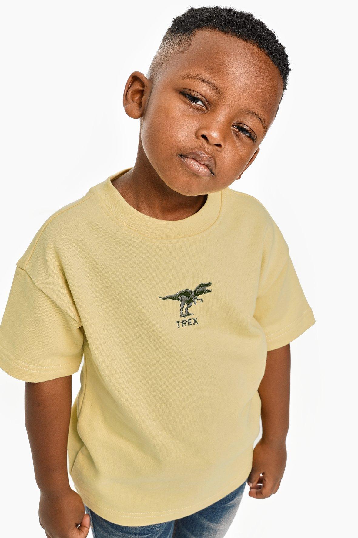 T-Rex Stripe Polo T-Shirt