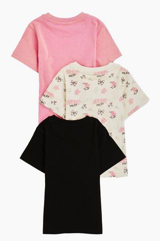 3 Pack Bow T-Shirts