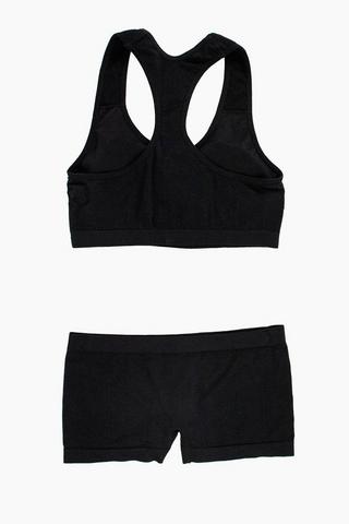 Crop Bra And Boyleg Set
