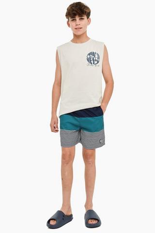 Colourblock Swim Shorts