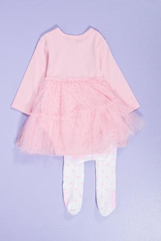 Minnie Mouse Dress And Stockings Set