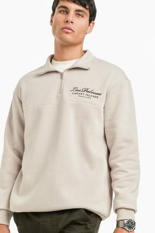 Quarter Zip Sweat Top