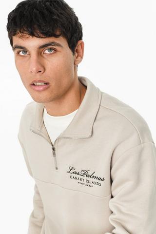 Quarter Zip Sweat Top