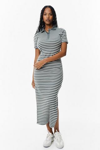 Stripe Column Skirt