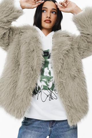 Faux Fur Jacket