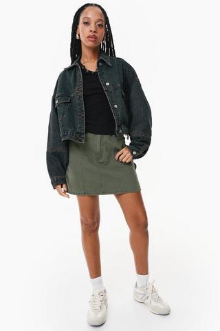 Carpenter A-line Mini Skirt