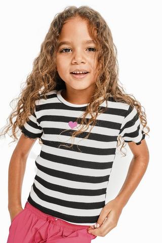 Stripe Fitted T-Shirt