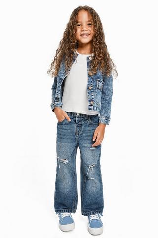 Wide-Leg Denim