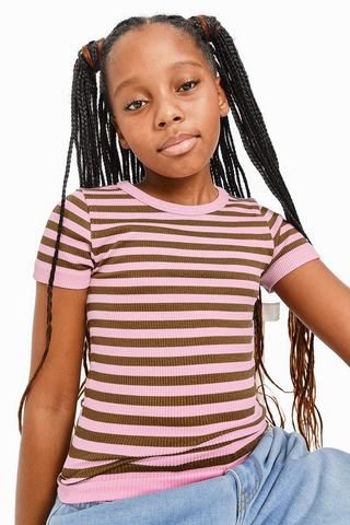 Stripe Seamless T-Shirt