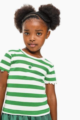 Stripe Fitted T-Shirt