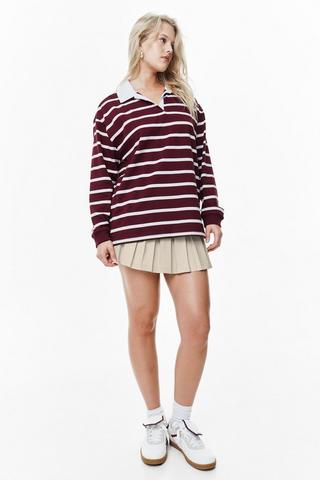 Pleated Mini Skirt
