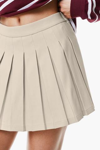 Pleated Mini Skirt