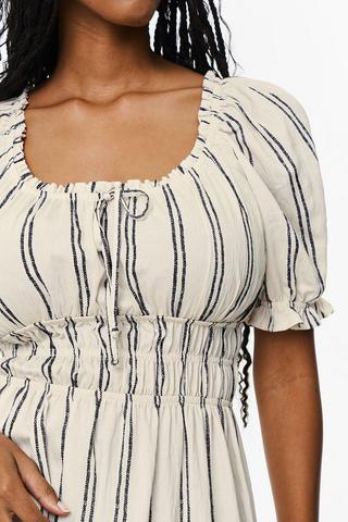 Stripe Fit And Flare