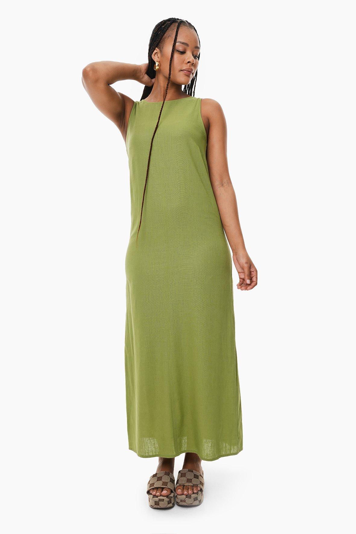 LV TANK DRESS BLUE 25S IN POLYESTER 266630 main image 0