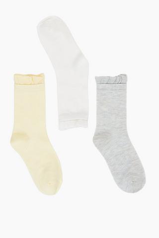 3 Pack Anklet Socks