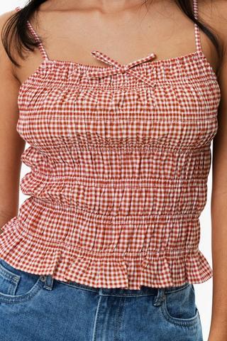 Shirred Cami Top