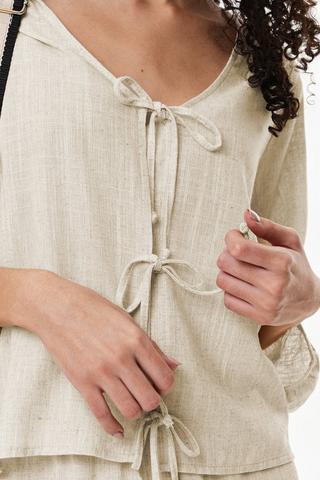 Tie Front Blouse