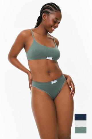 3 Pack Seamless Thong