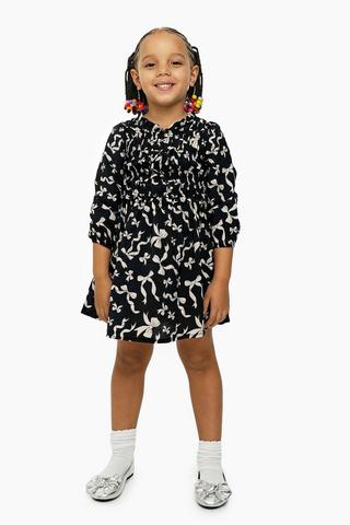 Long Sleeve Fit And Flare Dress