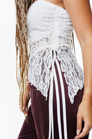 Lace Bandeu Top
