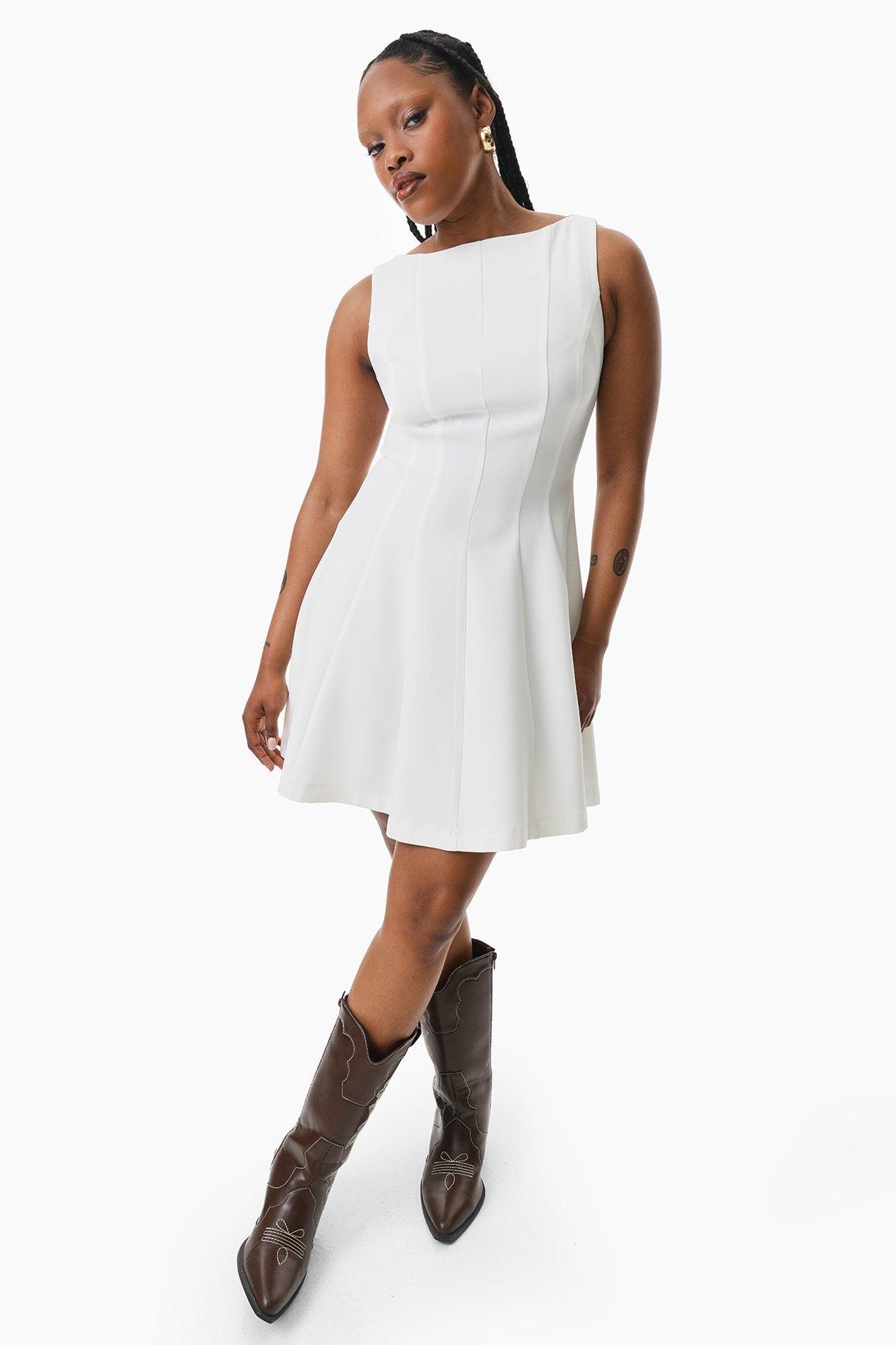 Cashmere Fit & Flare Dress