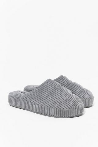 Corduroy Slipper
