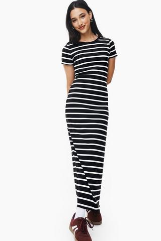 Stripe Bodycon Dress