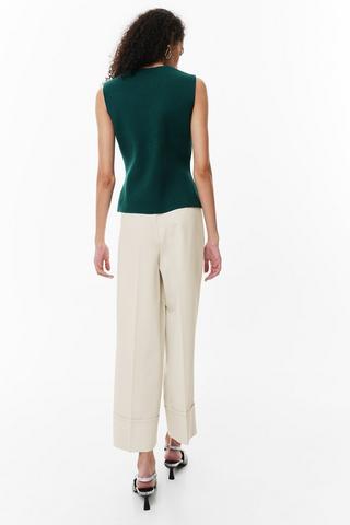 Tailored Wide Leg Pants