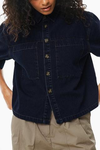Denim Boxy Shirt