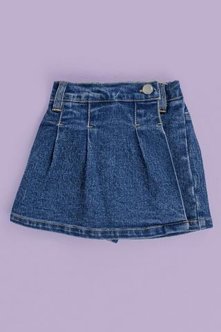 Denim Wrap Skirt