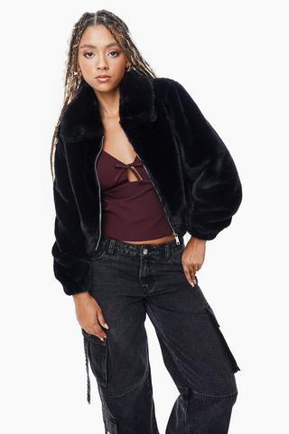 Faux Fur Jacket