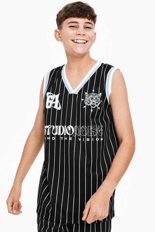 Stripe Basketball Vest