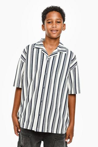 Stripe Textured Shirt