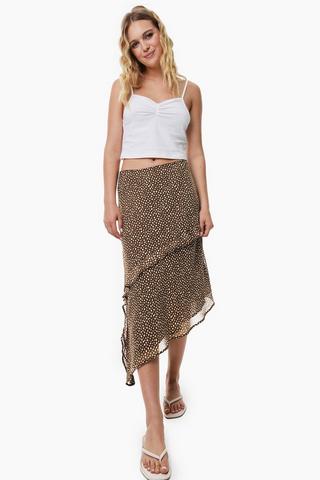 Asymmetrical Midi Skirt