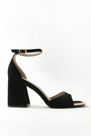 Ankle Strap Block Heel