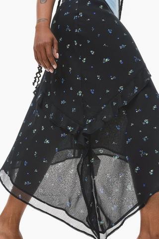 Asymmetrical Midi Skirt