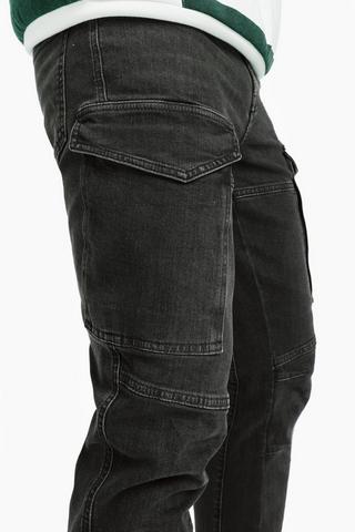 Slim Cargo Denim